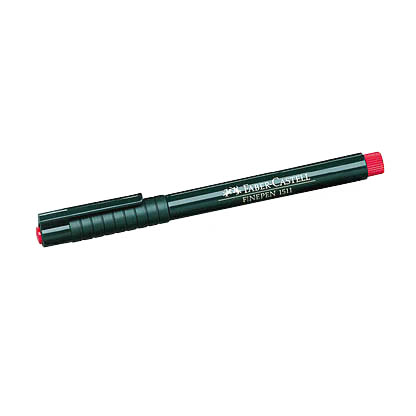 Artikelbild 3 für FABER-CASTELL 1511 Fineliner rot 0,4 mm, 1 St., Artikelnummer 136679