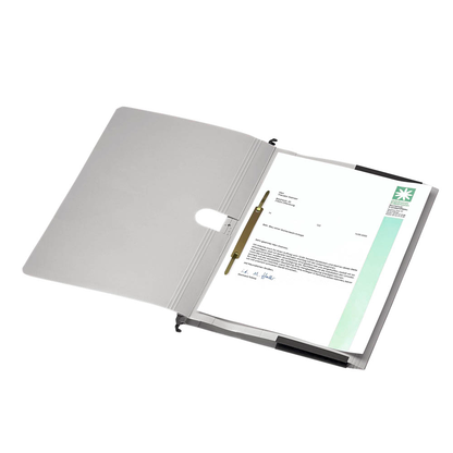 Artikelbild 2 für dots Taschenhefter Karton lichtgrau DIN A4 1x kaufmännische Heftung, 25 St., Artikelnummer 538595