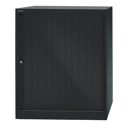 Artikelbild 3 für BISLEY Rollladenschrank schwarz 2 Fachböden 80,0 x 43,0 x 103,0 cm, Artikelnummer 923896
