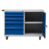 Artikelbild 1 für Gürkan Werkstattwagen grau 5 Schubladen, Artikelnummer 564981