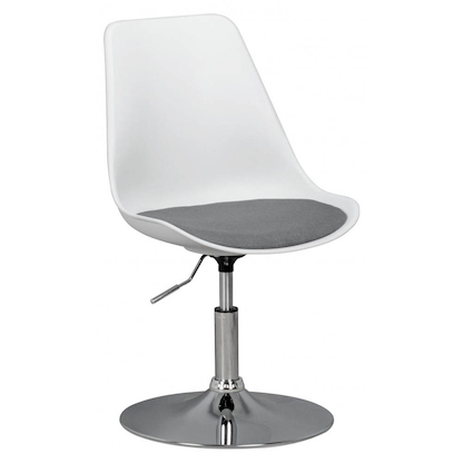 Artikelbild für AMSTYLE Besucherstuhl SPM2.006 weiß, grau Kunststoff, 1 St., Artikelnummer 976126