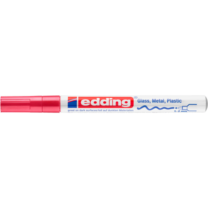 Artikelbild für edding 751 creative Lackmarker rot 1,0 - 2,0 mm, 1 St., Artikelnummer 364784