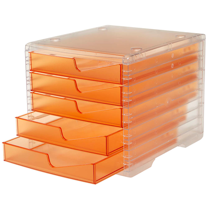 Artikelbild 5 für styro Schubladenbox styroswingbox light apricot 275-8430.24124, DIN A4 mit 5 Schubladen, 1 St., Artikelnummer 821932