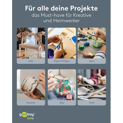 Artikelbild 8 für goobay 77825 Advanced, 20 W Heißklebepistole-Set schwarz, grün, 1 St., Artikelnummer 779577