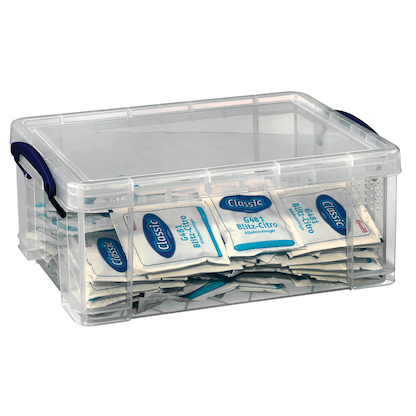 Artikelbild für Really Useful Box Aufbewahrungsbox 9,0 l transparent 39,5 x 25,5 x 15,5 cm, 1 St., Artikelnummer 253856