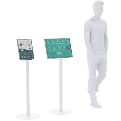 Artikelbild 3 für PAPERFLOW Infoständer grau DIN A4 23,7/32,2 x 35,0 x 115,5/107,4 cm, 1 St., Artikelnummer 265112