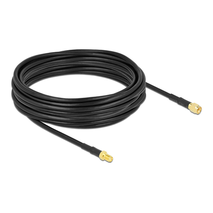 Artikelbild 2 für DeLOCK SMA-Stecker/SMA-Buchse Antennenkabel CFD/RF200 low loss 10,0 m schwarz, 1 St., Artikelnummer 895462