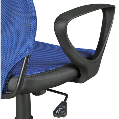 Artikelbild 8 für AMSTYLE Kinderdrehstuhl, SPM1.357 Stoff blau, Gestell silber, Artikelnummer 905663