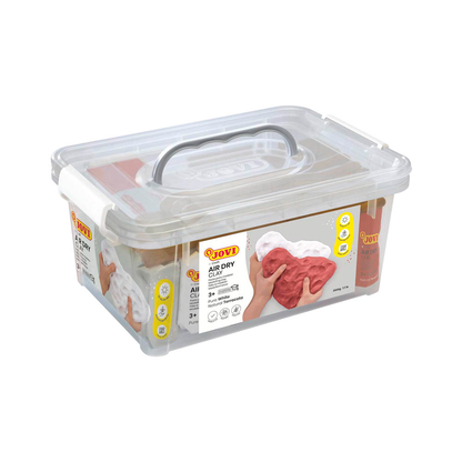 Artikelbild 2 für JOVI Modelliermasse Air Dry weiß, terrakotta, Artikelnummer 321469