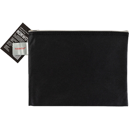 Artikelbild 4 für FolderSys Reißverschlussbeutel DIN A5 schwarz/grau 0,15 mm, 1 St., Artikelnummer 373007