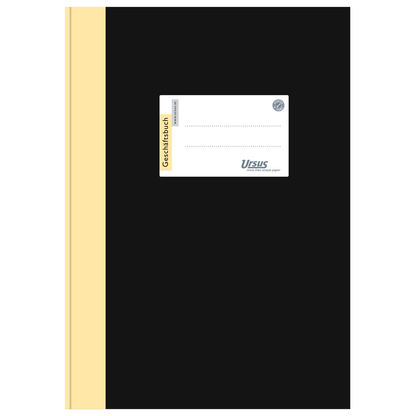 Artikelbild 2 für Ursus Geschäftsbuch DIN A4 liniert, schwarz Hardcover 192 Seiten, 1 St., Artikelnummer 991141