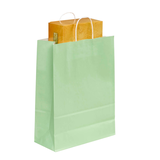 Artikelbild 1 für VP Papier-Tragetaschen Toptwist hellgrün 32,0 x 42,0 cm, 50 St., Artikelnummer 229559