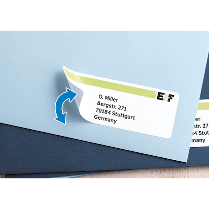 Artikelbild 2 für HERMA Adressetiketten 10017 weiß 99,1 x 42,3 mm, 25 Blatt, Artikelnummer 517115