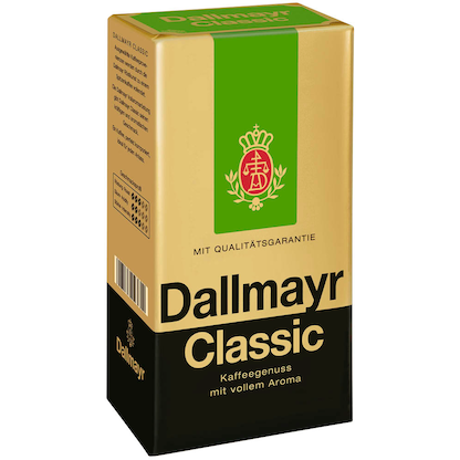 Artikelbild für Dallmayr Classic Kaffee, gemahlen, Arabica- und Robustabohnen kräftig, 500,0 g, Artikelnummer 839613