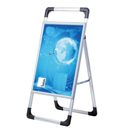 Artikelbild für LMG Kundenstopper silber DIN A1 60,0 x 2,5 x 90,0 cm, 1 St., Artikelnummer 576056