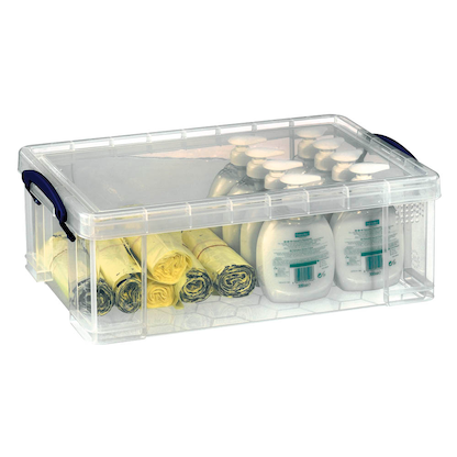 Artikelbild für Really Useful Box Aufbewahrungsbox 12,0 l transparent 46,5 x 27,0 x 15,0 cm, 1 St., Artikelnummer 253864