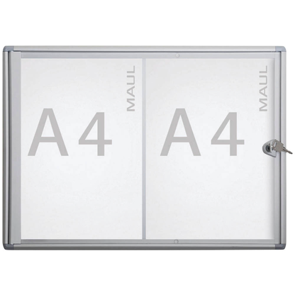 Artikelbild für MAUL Schaukasten Extraslim grau 2x DIN A4 49,0 x 2,7 x 35,0 cm, 1 St., Artikelnummer 832586