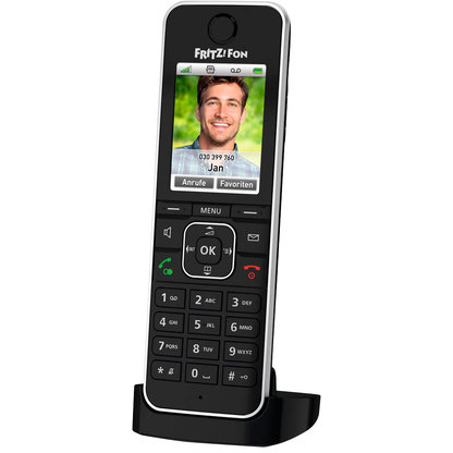 Artikelbild für FRITZ! FRITZ!Fon C6 Zusatz-Mobilteil schwarz, 1 St., Artikelnummer 456721