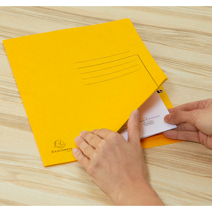 Artikelbild 7 für Exacompta Eckspanner DIN A4 gelb, 5 St., Artikelnummer 286935