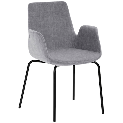 Artikelbild für Mayer Besuchersessel myHELIOS grau schwarz Stoff 58,0 x 59,0 x 87,0 cm, 1 St., Artikelnummer 174377