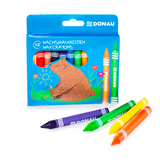 Artikelbild 1 für DONAU Wachsmalstifte farbsortiert, 12 St., Artikelnummer 694426