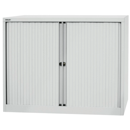 Artikelbild 5 für BISLEY Rollladenschrank lichtgrau 2 Fachböden 120,0 x 43,0 x 103,0 cm, Artikelnummer 924191