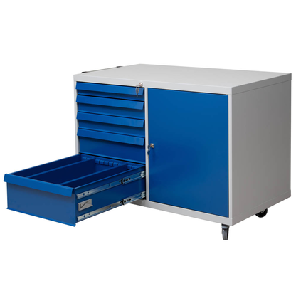 Artikelbild 7 für Gürkan Werkstattwagen grau 5 Schubladen, Artikelnummer 564981