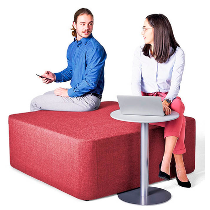 Artikelbild 3 für viasit 5-Sitzer Sitzinsel Coloq rot Stoff 120,0 x 120,0 x 45,0 cm, 1 St., Artikelnummer 176832