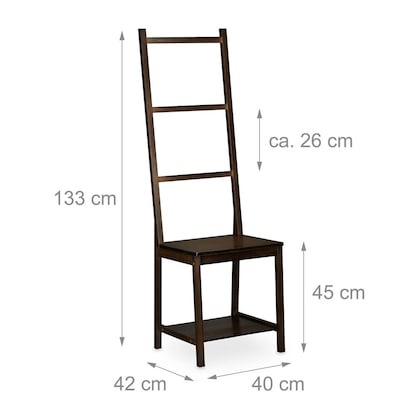 Artikelbild 4 für relaxdays Handtuchständer braun, 1 St., Artikelnummer 400412