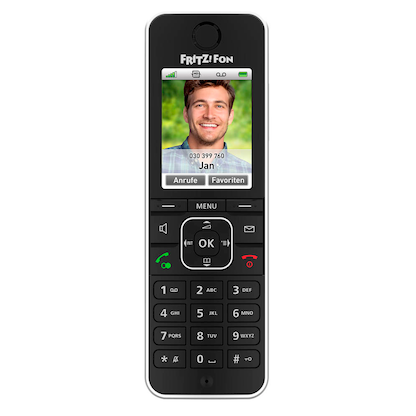 Artikelbild 2 für FRITZ! FRITZ!Fon C6 Zusatz-Mobilteil schwarz, 1 St., Artikelnummer 456721