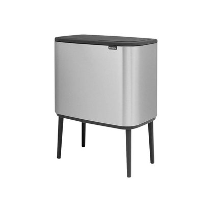 Artikelbild 4 für brabantia Bo Touch Bin Mülltrenner 3x 11,0 l silber, schwarz, 1 St., Artikelnummer 628212