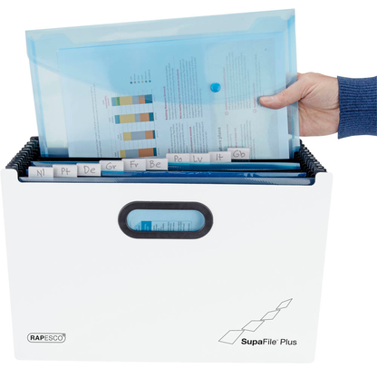 Artikelbild 2 für RAPESCO® Fächermappe Supafile Plus 13 Fächer weiß, 1 St., Artikelnummer 375622