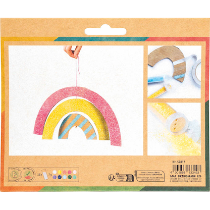 Artikelbild 2 für folia Bio Glitter Rainbow L Glitzer farbsortiert, 1 Pack, Artikelnummer 285862