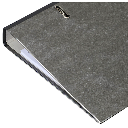 Artikelbild 4 für Grüner Balken Ordner schwarz marmoriert Karton 5,0 cm DIN A4, 1 St., Artikelnummer 665257