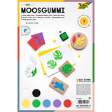 Artikelbild 1 für folia Moosgummi Basic selbstklebend mehrfarbig 7 St., Artikelnummer 963542