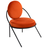 Artikelbild 1 für meet powered by PAPERFLOW Sessel SATURNE rost schwarz Stoff 70,0 x 73,0 x 88,0 cm, 1 St., Artikelnummer 231539