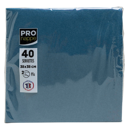 Artikelbild 5 für PROnappe Servietten pazifikblau 2-lagig 38,0 x 38,0 cm, 40 St., Artikelnummer 634756