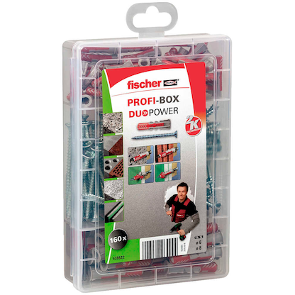 Artikelbild für fischer Profi-Box DuoPower + S 2K 538622 Universaldübel-Sortiment, 160-teilig, Artikelnummer 480267