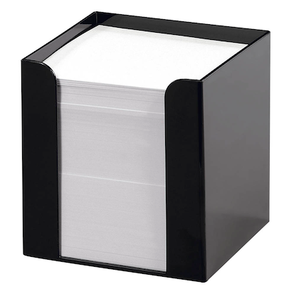 Artikelbild für folia Zettelbox schwarz inkl. 700 Notizzettel weiß, 1 St., Artikelnummer 827121