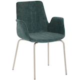 Artikelbild 1 für Mayer Besuchersessel myHELIOS petrol chrom Stoff 58,0 x 59,0 x 87,0 cm, 1 St., Artikelnummer 174512