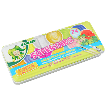 Artikelbild 2 für JOLLY SUPERTABS Wasserfarbkasten 24 Farben, Artikelnummer 312557