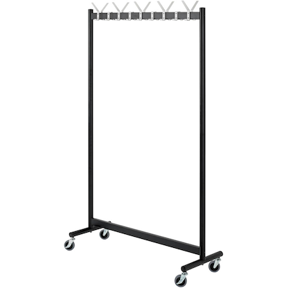 Artikelbild 2 für HAKU Möbel Rollgarderobe 20593 schwarz Metall 18 Haken 103,0 x 174,0 cm, Artikelnummer 136897