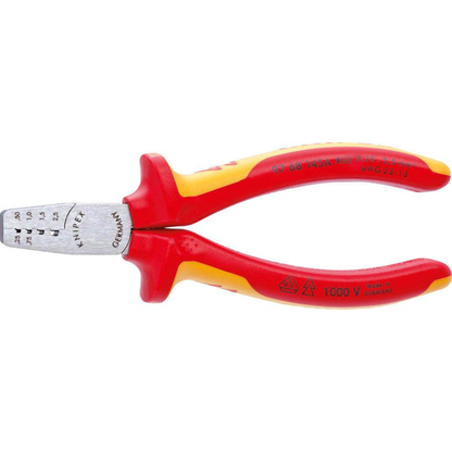 Artikelbild für KNIPEX Abisolierzange VDE 97 68 145 A, Länge: 14,5 cm, 1 St., Artikelnummer 145504