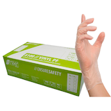 Artikelbild 1 für NITRAS MEDICAL unisex Einmalhandschuhe transparent Größe M, 100 St., Artikelnummer 684544