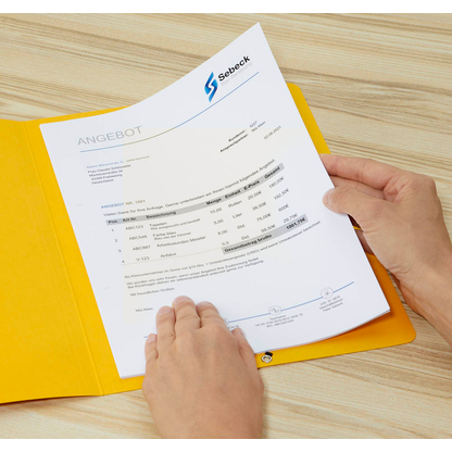 Artikelbild 8 für Exacompta Eckspanner DIN A4 gelb, 5 St., Artikelnummer 286935