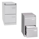 Artikelbild 1 für BISLEY LIGHT Hängeregistraturschrank lichtgrau 2 Schubladen 41,3 x 62,2 x 71,1 cm, 1 St., Artikelnummer 955484