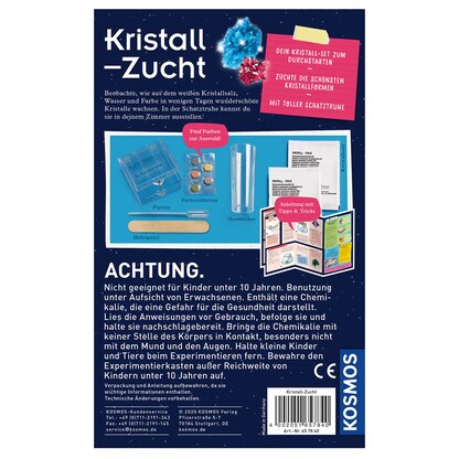 Artikelbild 3 für KOSMOS Experimentierkasten Kristall Zucht mehrfarbig, Artikelnummer 712880