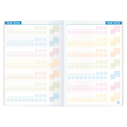 Artikelbild 5 für Häfft® Verlag Hausaufgabenheft Farbenfroh Delfine liniert DIN A5 ohne Rand, 96 Blatt, 1 St., Artikelnummer 370649