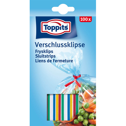 Artikelbild für Toppits Verschlussclips mehrfarbig, 100 St., Artikelnummer 441499