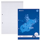 Artikelbild 1 für Staufen® Briefblöcke Style 2-fach-Lochung DIN A4 kariert, 1 St., Artikelnummer 453096
